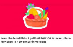 Fruity Casino tervetuliaisbonus