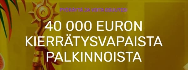 JustSpinillä mainio Playson-kampanja: Potissa 40 000€!