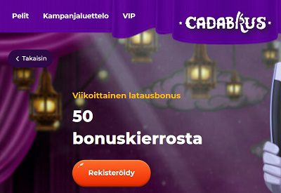 Cadabrus – Viikoittainen latausbonus