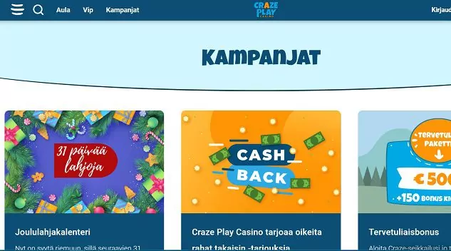 Craze Play – Joululahjakalenteri vielä avoinna!